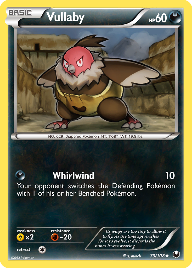 Vullaby (73/108) [Black & White: Dark Explorers] | Jomio and Rueliete's Cards and Comics