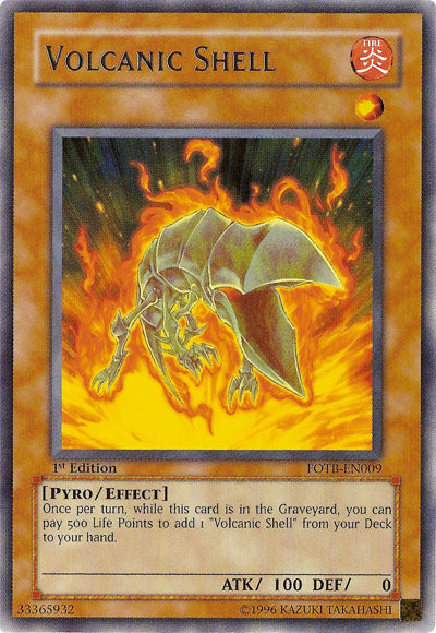 Volcanic Shell [FOTB-EN009] Rare | Jomio and Rueliete's Cards and Comics