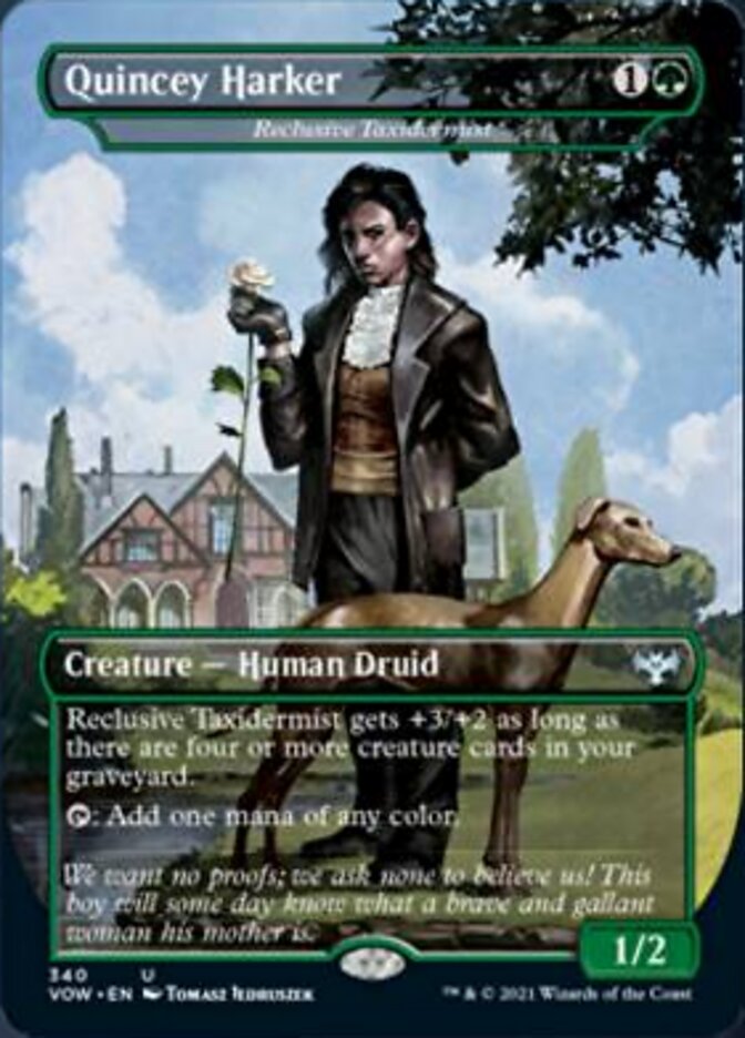Reclusive Taxidermist - Quincey Harker [Innistrad: Crimson Vow] | Jomio and Rueliete's Cards and Comics