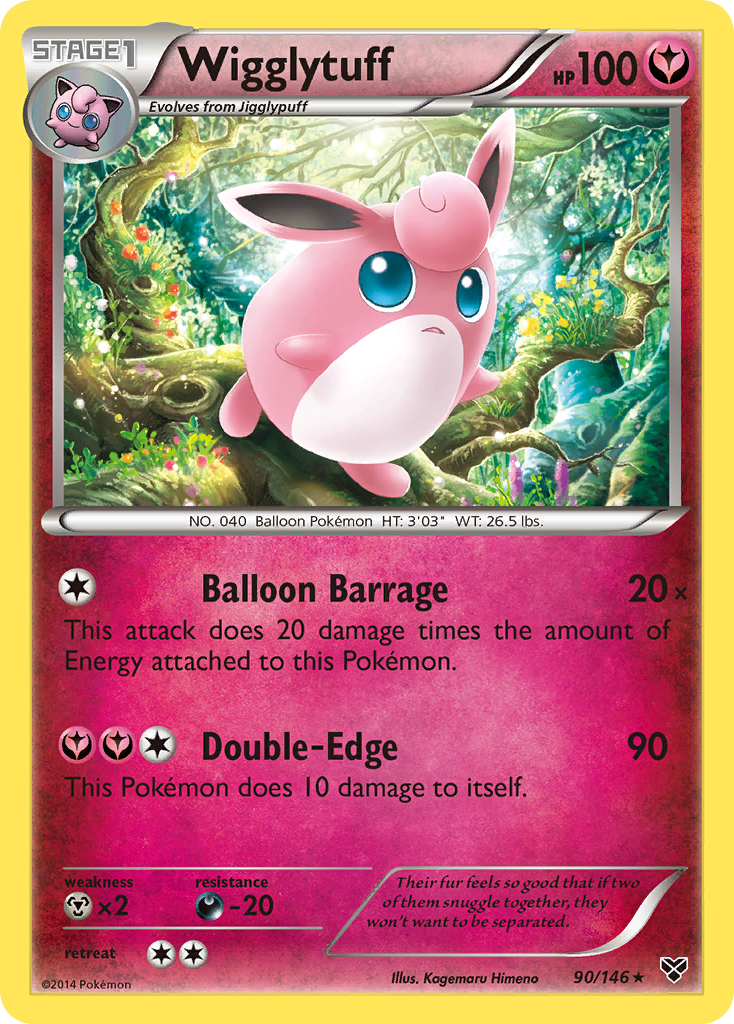 Wigglytuff (90/146) [XY: Base Set] | Jomio and Rueliete's Cards and Comics