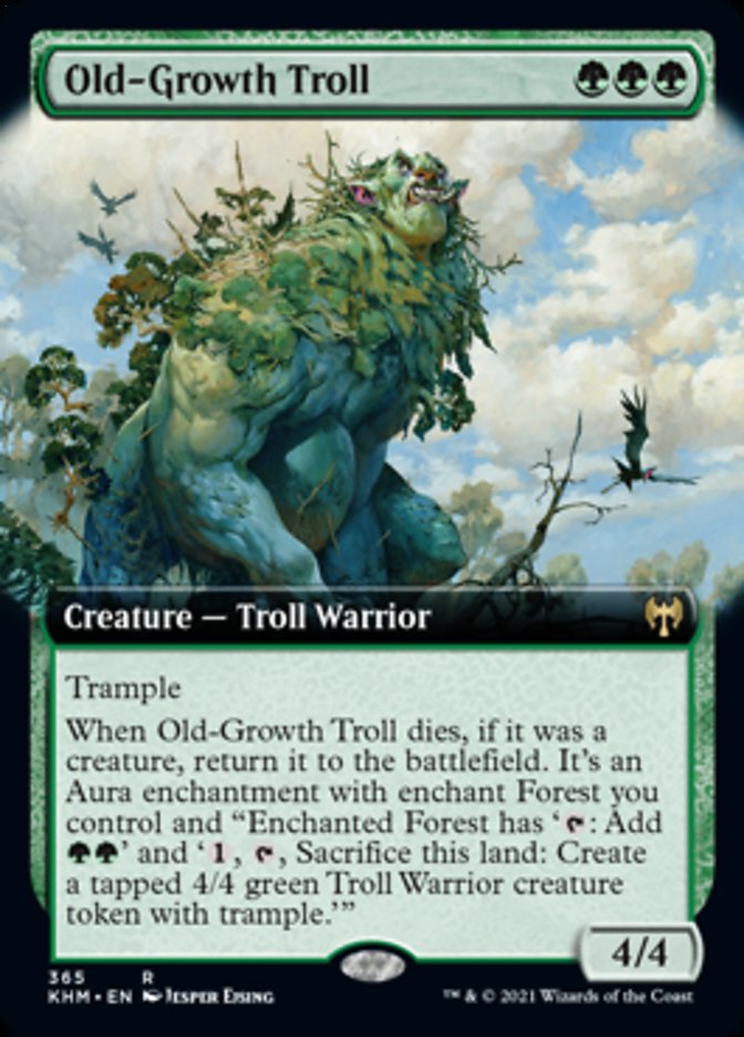 Old-Growth Troll (Extended Art) [Kaldheim] | Jomio and Rueliete's Cards and Comics