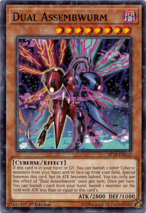 Dual Assembwurm (Starfoil) [SP18-EN012] Starfoil Rare | Jomio and Rueliete's Cards and Comics