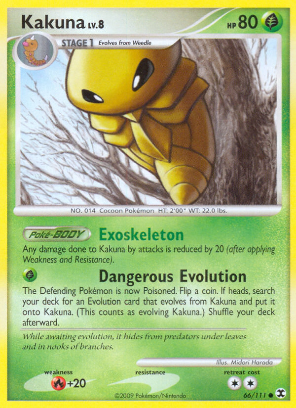 Kakuna (66/111) [Platinum: Rising Rivals] | Jomio and Rueliete's Cards and Comics