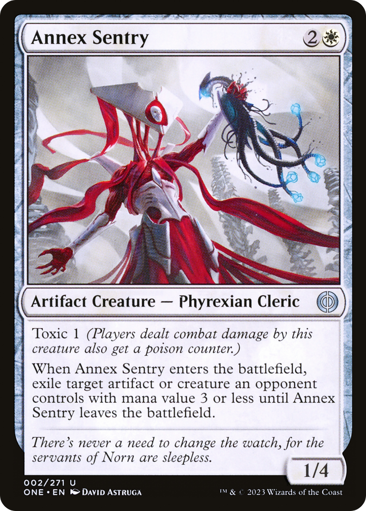 Annex Sentry [Phyrexia: All Will Be One] | Jomio and Rueliete's Cards and Comics