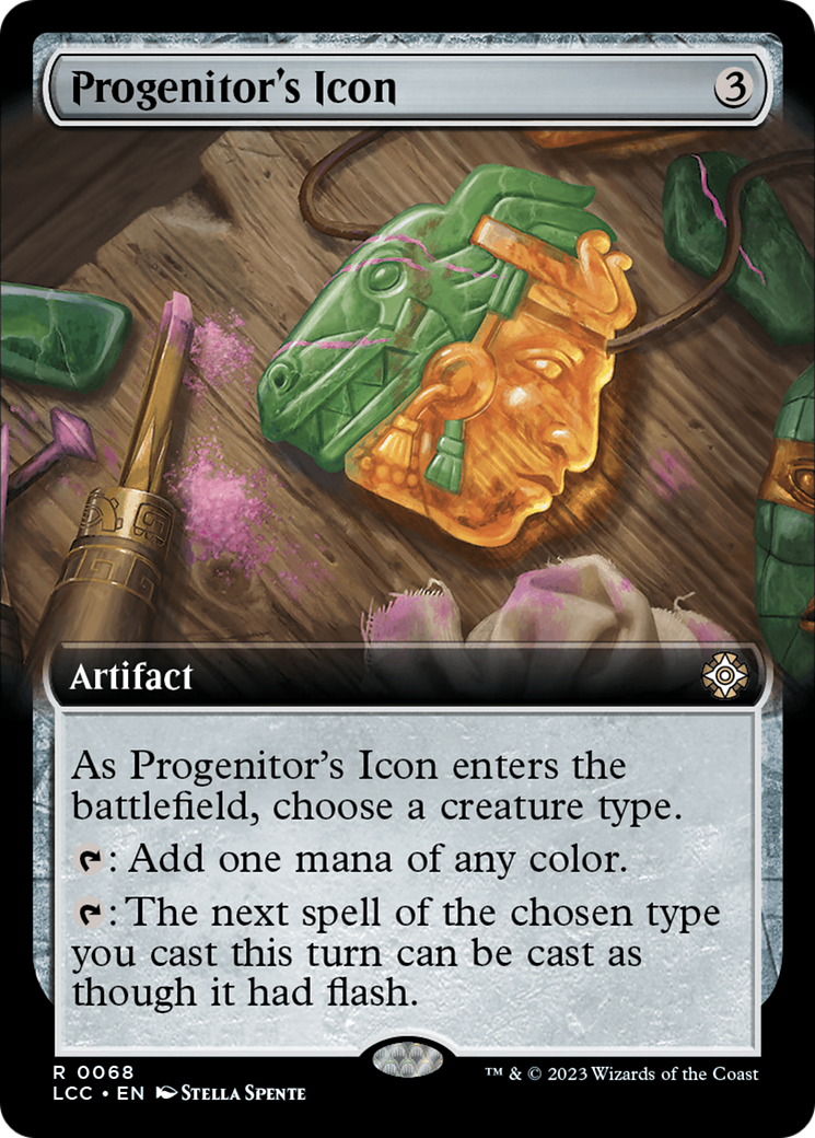 Progenitor's Icon (Extended Art) [The Lost Caverns of Ixalan Commander] | Jomio and Rueliete's Cards and Comics