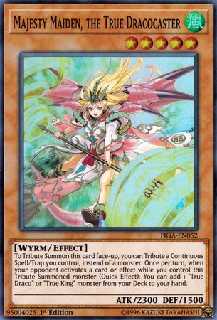 Majesty Maiden, the True Dracocaster [FIGA-EN052] Super Rare | Jomio and Rueliete's Cards and Comics
