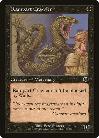 Rampart Crawler [Mercadian Masques] | Jomio and Rueliete's Cards and Comics