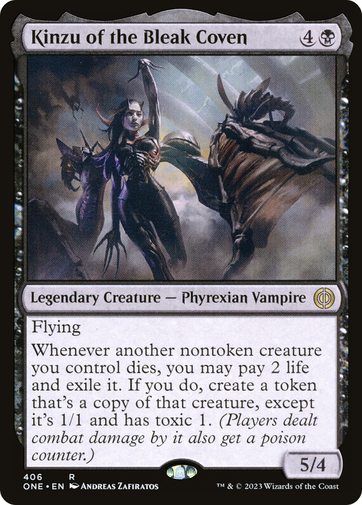 Kinzu of the Bleak Coven [Phyrexia: All Will Be One] | Jomio and Rueliete's Cards and Comics