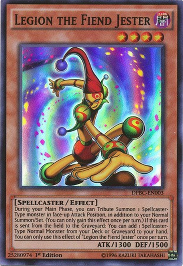 Legion the Fiend Jester [DPBC-EN003] Super Rare | Jomio and Rueliete's Cards and Comics