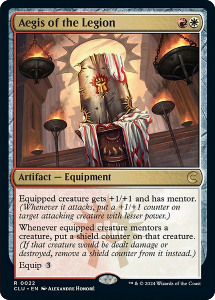 Aegis of the Legion [Ravnica: Clue Edition] | Jomio and Rueliete's Cards and Comics