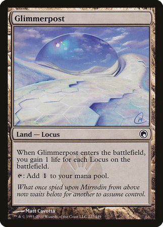 Glimmerpost [Scars of Mirrodin] | Jomio and Rueliete's Cards and Comics