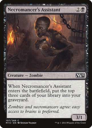 Necromancer's Assistant [Magic 2015] | Jomio and Rueliete's Cards and Comics