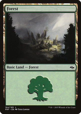 Forest (184) [Fate Reforged] | Jomio and Rueliete's Cards and Comics
