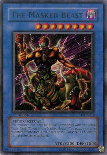 The Masked Beast [LON-001] Ultra Rare | Jomio and Rueliete's Cards and Comics