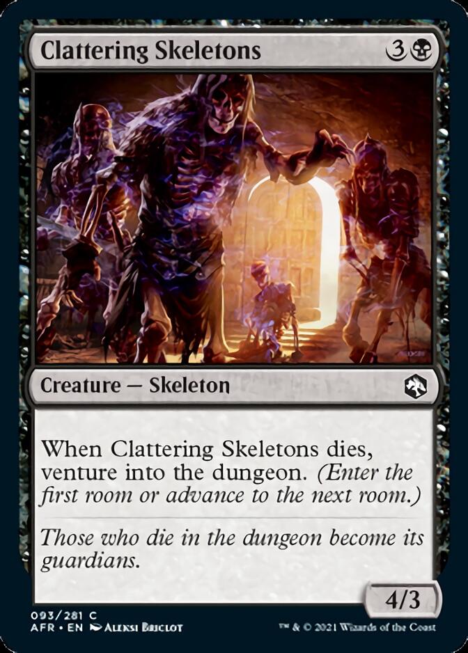 Clattering Skeletons [Dungeons & Dragons: Adventures in the Forgotten Realms] | Jomio and Rueliete's Cards and Comics