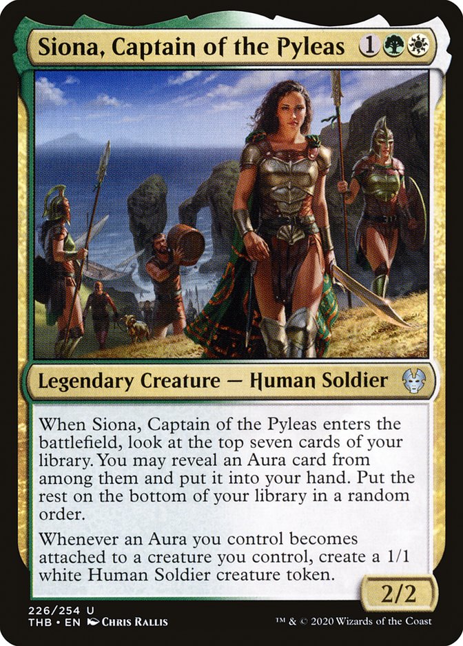 Siona, Captain of the Pyleas [Theros Beyond Death] | Jomio and Rueliete's Cards and Comics
