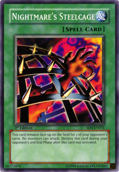 Nightmare's Steelcage [SD6-EN031] Common | Jomio and Rueliete's Cards and Comics
