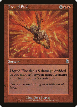 Liquid Fire [Odyssey] | Jomio and Rueliete's Cards and Comics