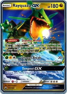 Rayquaza GX (109/168) (Dragones y Sombras - Pedro Eugenio Torres) [World Championships 2018] | Jomio and Rueliete's Cards and Comics