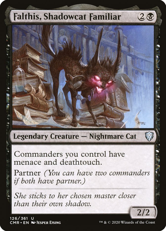 Falthis, Shadowcat Familiar [Commander Legends] | Jomio and Rueliete's Cards and Comics