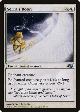 Serra's Boon [Planar Chaos] | Jomio and Rueliete's Cards and Comics