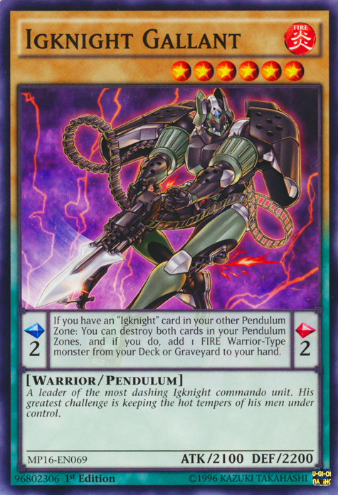 Igknight Gallant [MP16-EN069] Common | Jomio and Rueliete's Cards and Comics