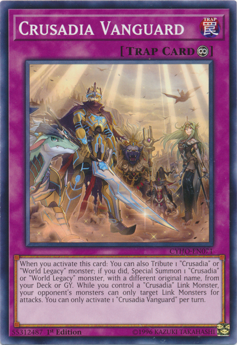 Crusadia Vanguard [CYHO-EN071] Common | Jomio and Rueliete's Cards and Comics