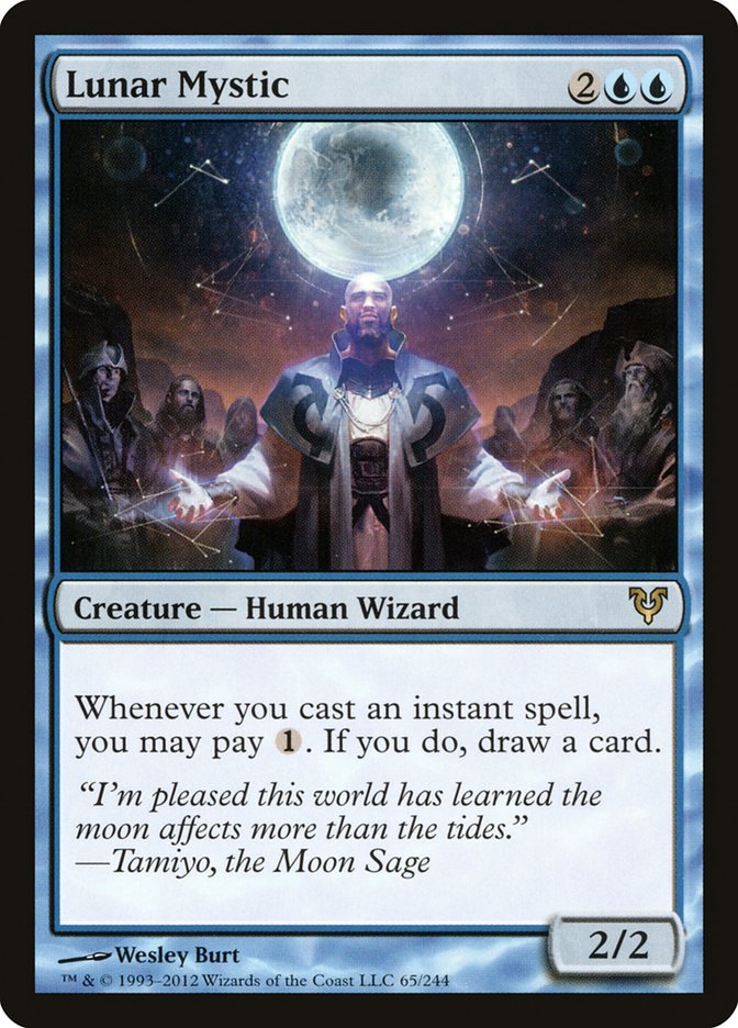 Lunar Mystic [Avacyn Restored] | Jomio and Rueliete's Cards and Comics