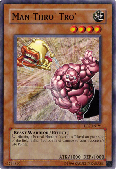 Man-Thro' Tro' [DR2-EN194] Common | Jomio and Rueliete's Cards and Comics
