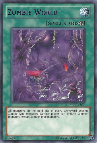 Zombie World (Blue) [DL13-EN017] Rare | Jomio and Rueliete's Cards and Comics