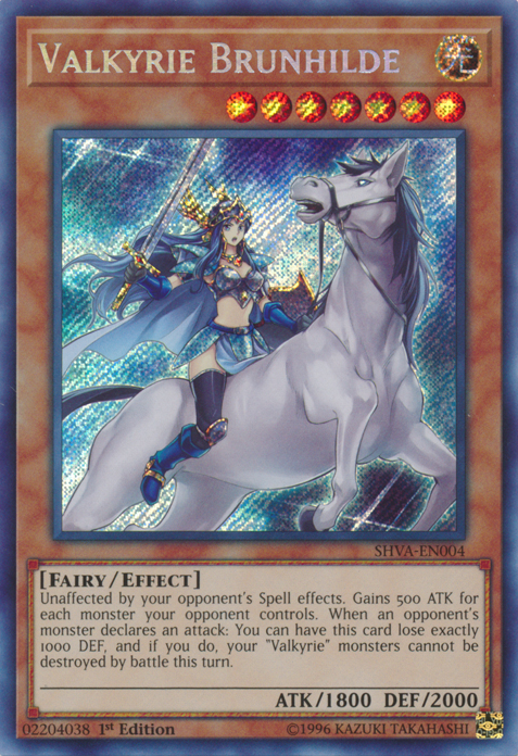 Valkyrie Brunhilde [SHVA-EN004] Secret Rare | Jomio and Rueliete's Cards and Comics