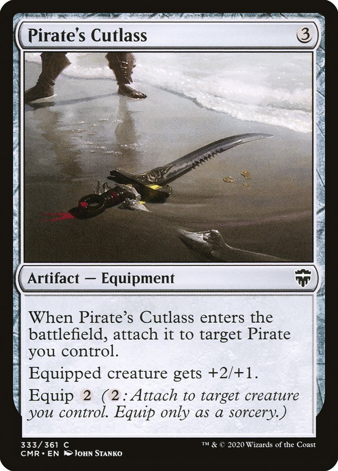Pirate's Cutlass [Commander Legends] | Jomio and Rueliete's Cards and Comics