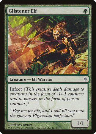 Glistener Elf [New Phyrexia] | Jomio and Rueliete's Cards and Comics