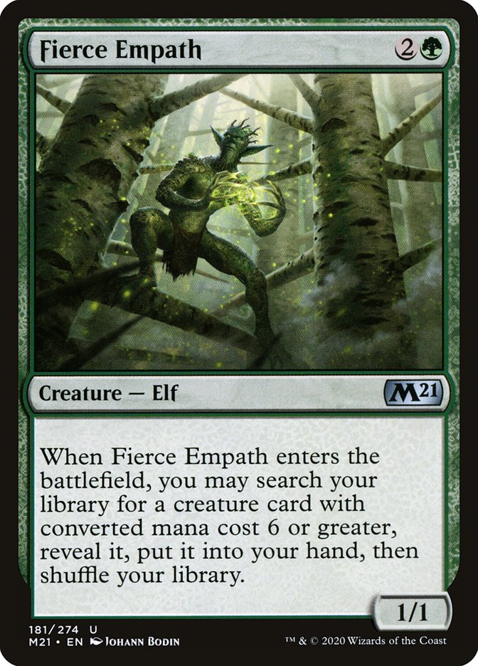 Fierce Empath [Core Set 2021] | Jomio and Rueliete's Cards and Comics