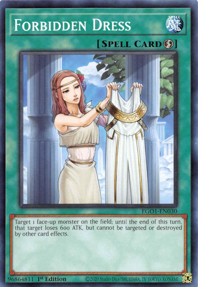 Forbidden Dress [EGO1-EN030] Common | Jomio and Rueliete's Cards and Comics