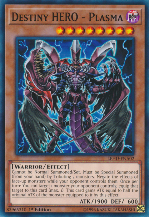 Destiny HERO - Plasma [LEHD-ENA02] Common | Jomio and Rueliete's Cards and Comics