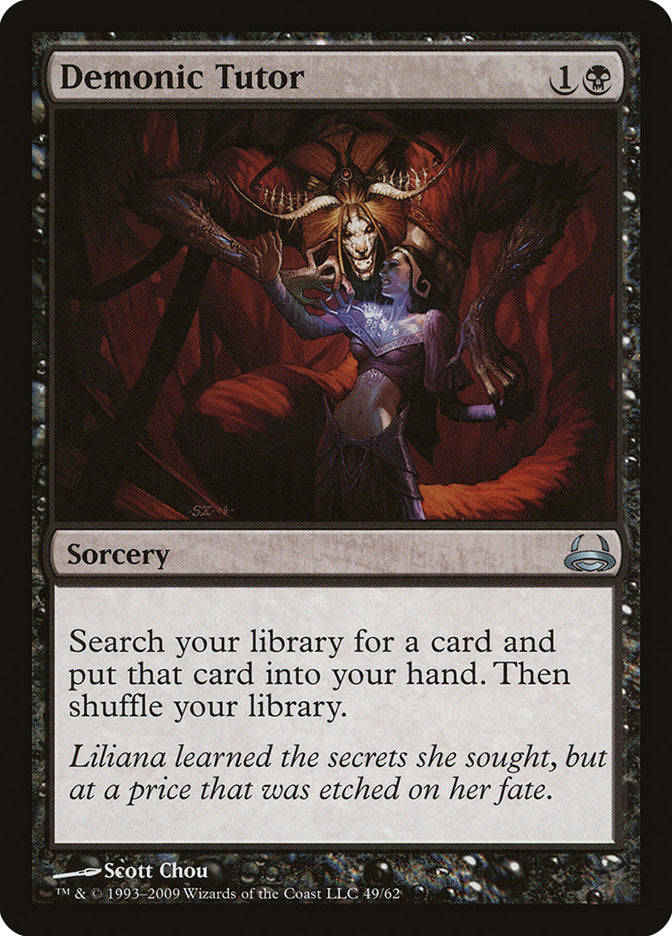 Demonic Tutor [Duel Decks: Divine vs. Demonic] | Jomio and Rueliete's Cards and Comics