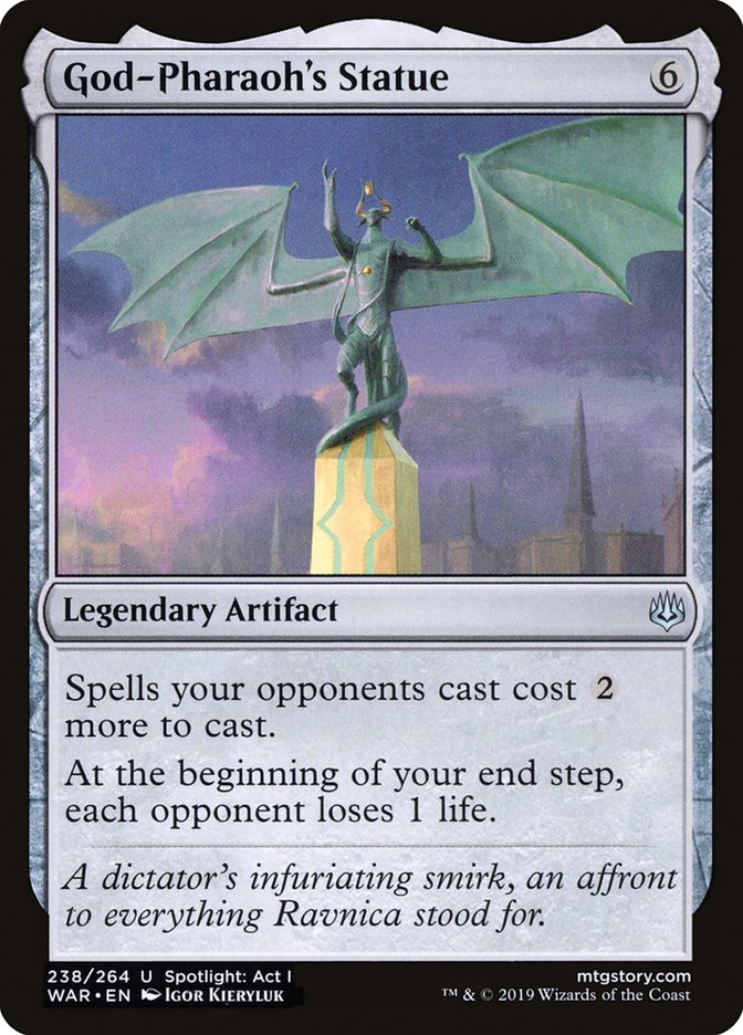God-Pharaoh's Statue [War of the Spark] | Jomio and Rueliete's Cards and Comics