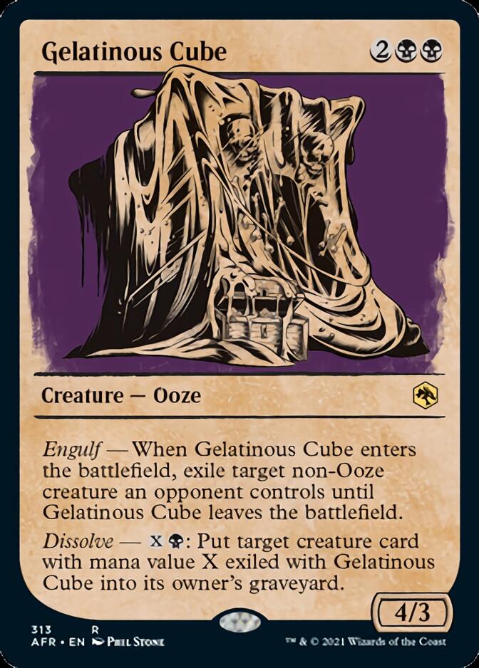 Gelatinous Cube (Showcase) [Dungeons & Dragons: Adventures in the Forgotten Realms] | Jomio and Rueliete's Cards and Comics