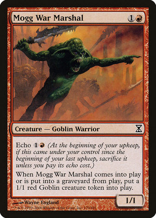 Mogg War Marshal [Time Spiral] | Jomio and Rueliete's Cards and Comics