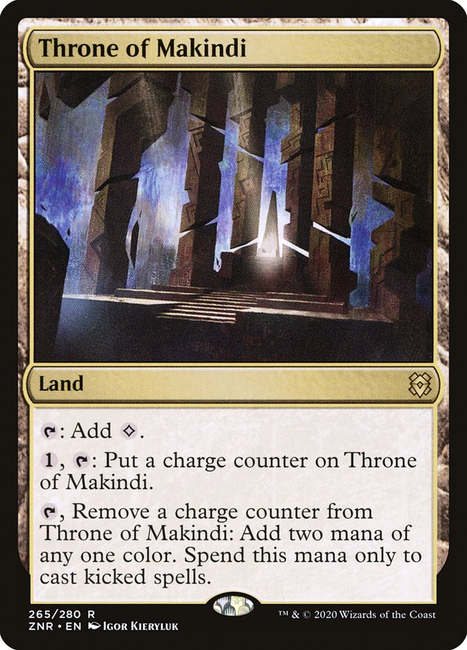 Throne of Makindi [Zendikar Rising] | Jomio and Rueliete's Cards and Comics