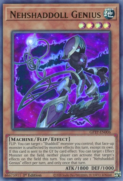 Nehshaddoll Genius [GFTP-EN006] Ultra rare | Jomio and Rueliete's Cards and Comics