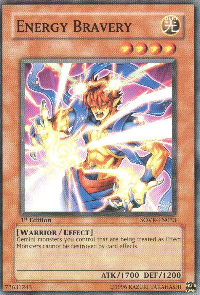 Energy Bravery [SOVR-EN033] Common | Jomio and Rueliete's Cards and Comics