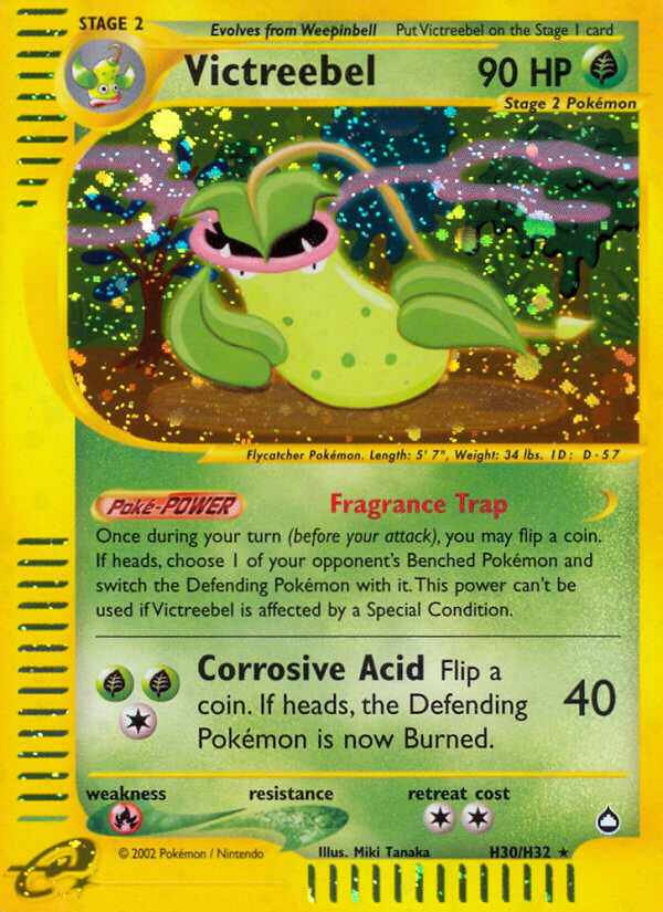 Victreebel (H30/H32) [Aquapolis] | Jomio and Rueliete's Cards and Comics