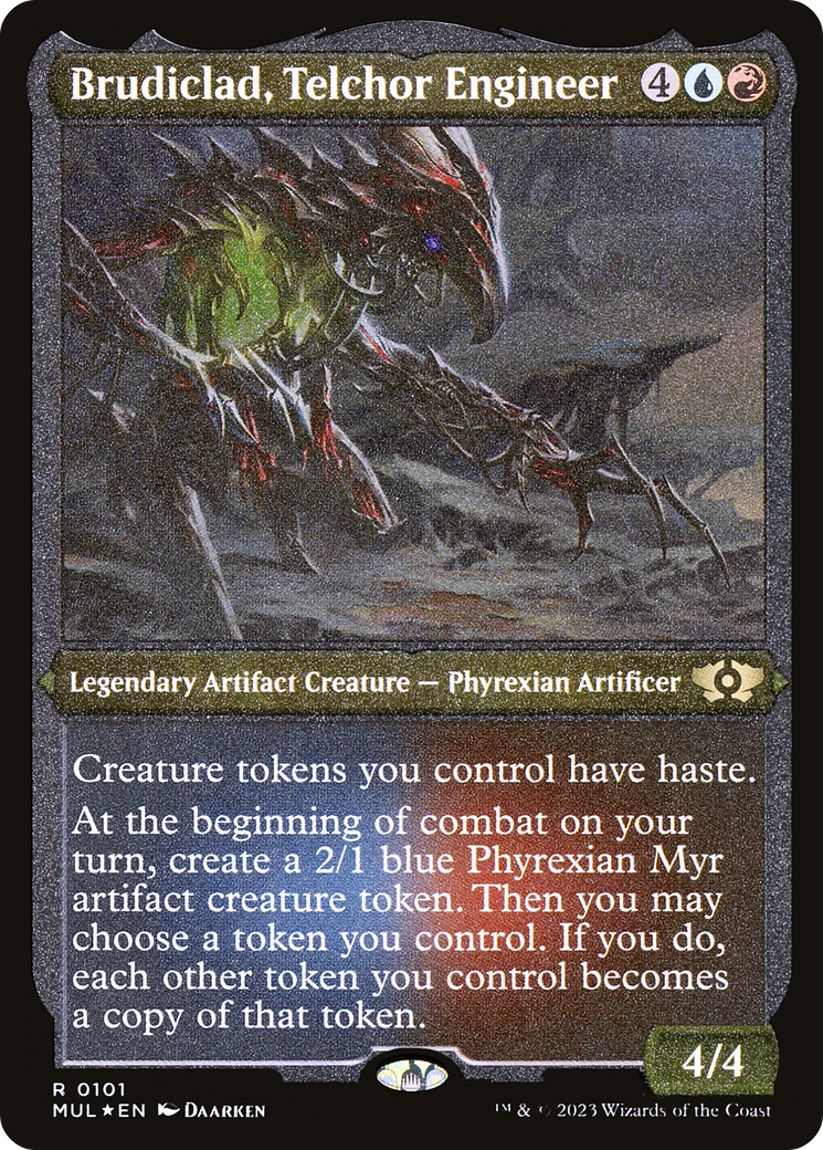 Brudiclad, Telchor Engineer (Foil Etched) [Multiverse Legends] | Jomio and Rueliete's Cards and Comics