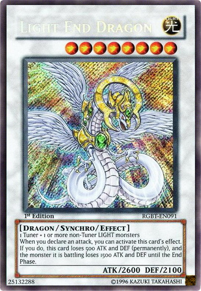 Light End Dragon [RGBT-EN091] Secret Rare | Jomio and Rueliete's Cards and Comics