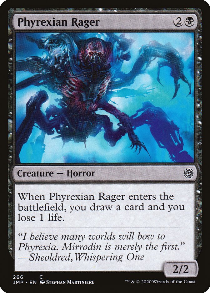 Phyrexian Rager [Jumpstart] | Jomio and Rueliete's Cards and Comics