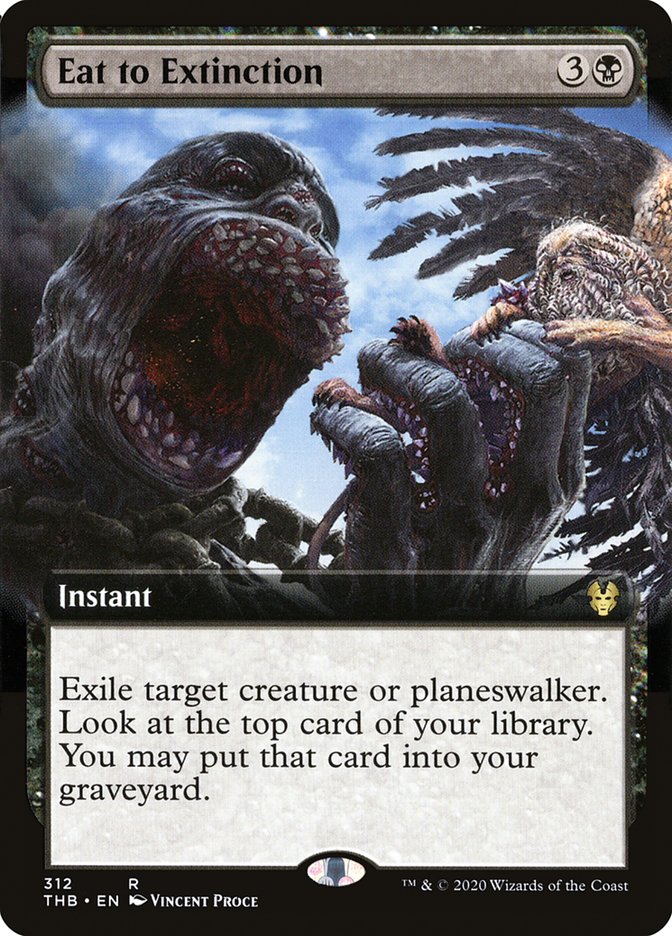 Eat to Extinction (Extended Art) [Theros Beyond Death] | Jomio and Rueliete's Cards and Comics