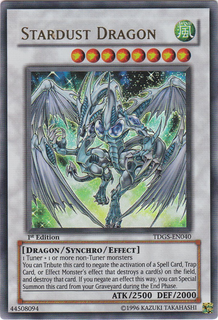 Stardust Dragon [TDGS-EN040] Ultra Rare | Jomio and Rueliete's Cards and Comics
