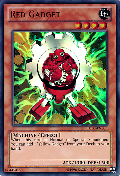 Red Gadget [TU08-EN003] Super Rare | Jomio and Rueliete's Cards and Comics